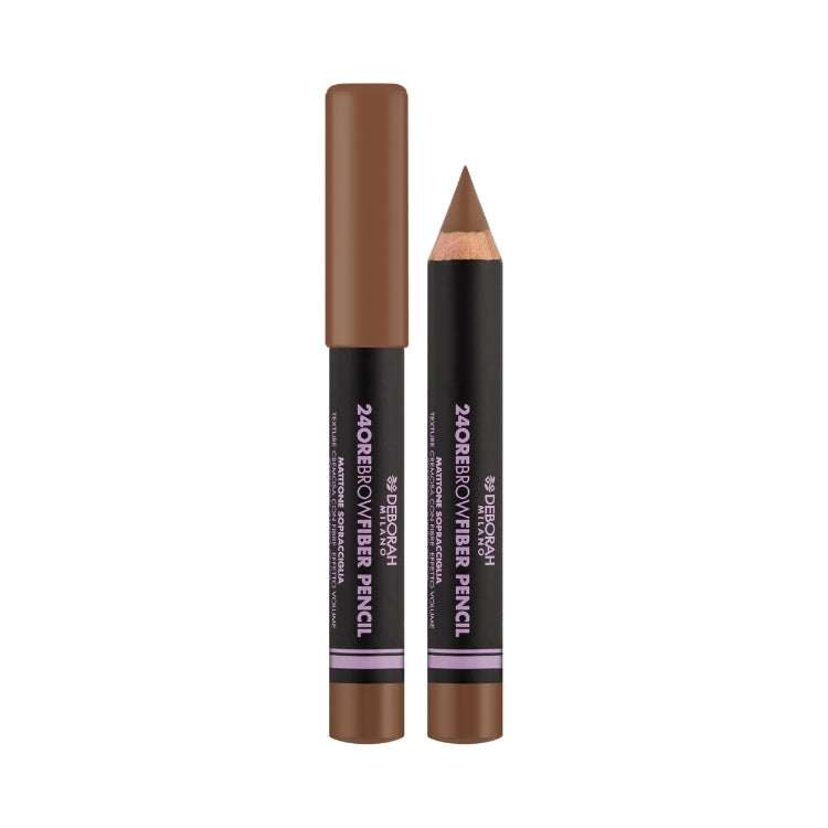 Deborah - 24 Ore Brow Fiber Pencil - Matitone Sopracciglia - Eyebrown Jumbo Pencil - Waterproof