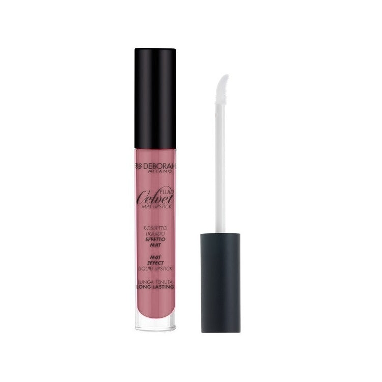 Deborah - Fluid Velvet Mat Lipstck - Rossetto Liquido Effetto Mat - Mat Effect Liquid Lipstick - Lunga Tenuta - Long Lasting