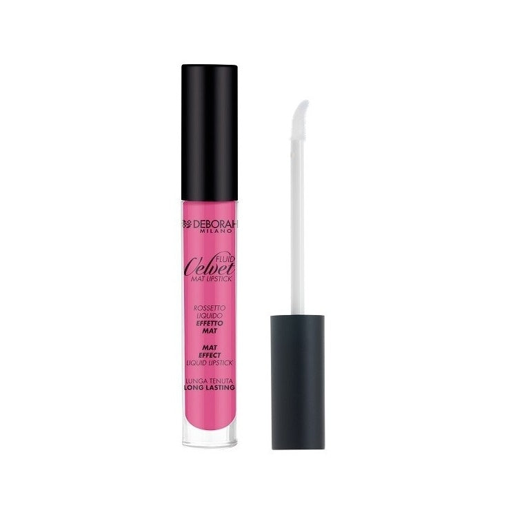 Deborah - Fluid Velvet Mat Lipstck - Rossetto Liquido Effetto Mat - Mat Effect Liquid Lipstick - Lunga Tenuta - Long Lasting