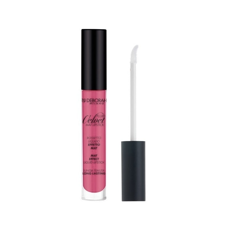 Deborah - Fluid Velvet Mat Lipstck - Rossetto Liquido Effetto Mat - Mat Effect Liquid Lipstick - Lunga Tenuta - Long Lasting