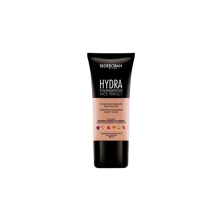 Deborah - Hydra - Foundation Face Perfect - Fondotinta Idratante Pelle Vellutata - Hydrating Foundation Velvet Touch - SPF 15