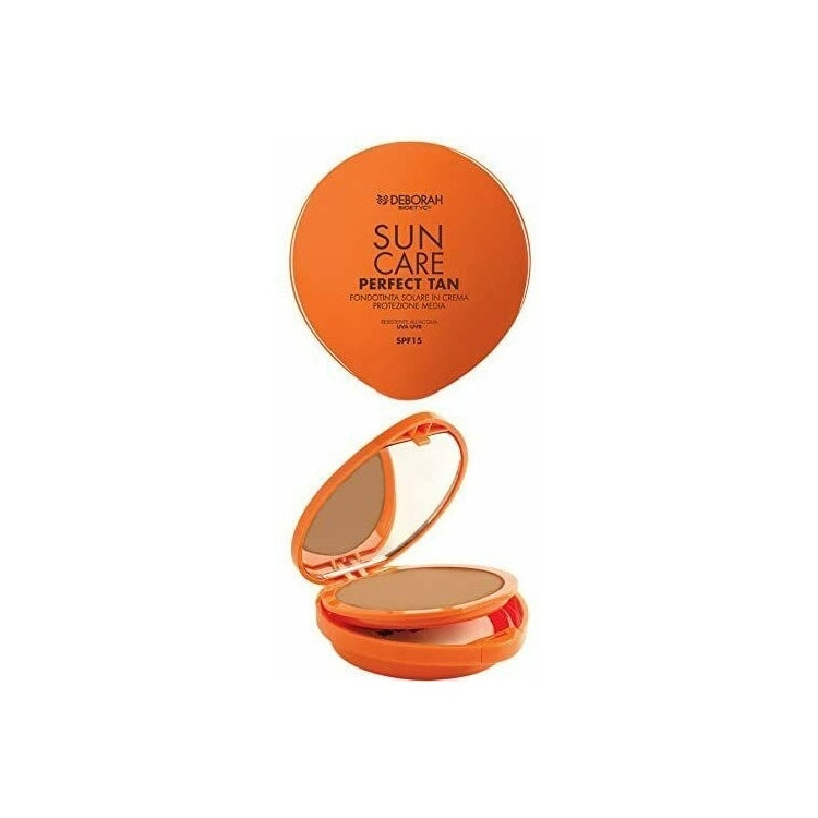 Deborah - Sun Care Perfect Tan - Fondotinta Solare In Crema - Protezione Media - SPF 15