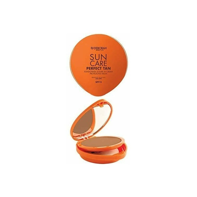 Deborah - Sun Care Perfect Tan - Fondotinta Solare In Crema - Protezione Media - SPF 15