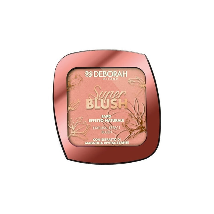 Deborah - Super Blush - Fard Effetto Naturale - Natural Effect Blush - Con Estratto Di Magnolia Rivitalizzante - Shimmer