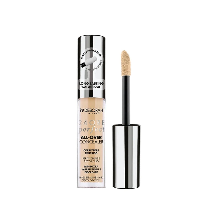 Deborah - 24 Ore Perfect - All-Over Concealer - Correttore Multiuso - Minimizza Imperfezioni & Discromie - Long Lasting Waterproof
