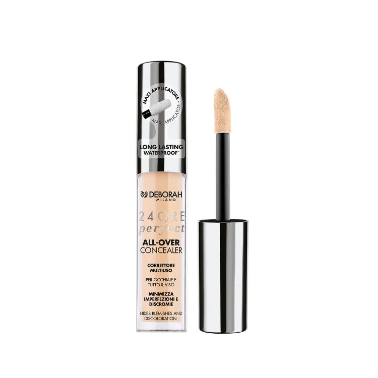Deborah - 24 Ore Perfect - All-Over Concealer - Correttore Multiuso - Minimizza Imperfezioni & Discromie - Long Lasting Waterproof