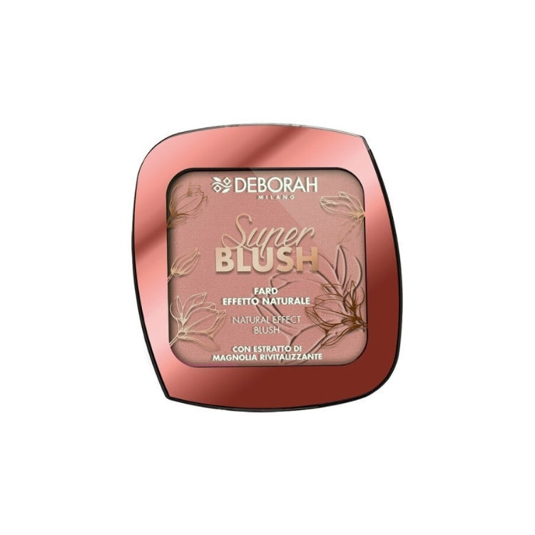 Deborah - Super Blush - Fard Effetto Naturale - Natural Effect Blush - Con Estratto Di Magnolia Rivitalizzante - Mat