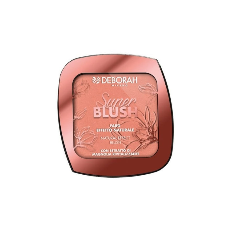 Deborah - Super Blush - Fard Effetto Naturale - Natural Effect Blush - Con Estratto Di Magnolia Rivitalizzante - Mat
