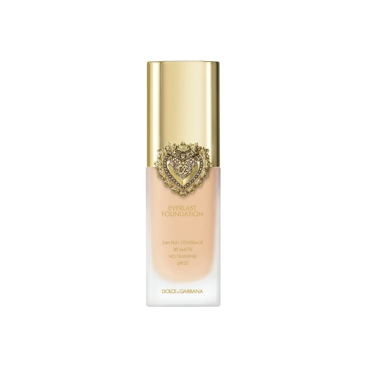 Dolce & Gabbana - Everlast Foundation - 24H Full Coverage - 3D Matte - No Transfer - SPF 20
