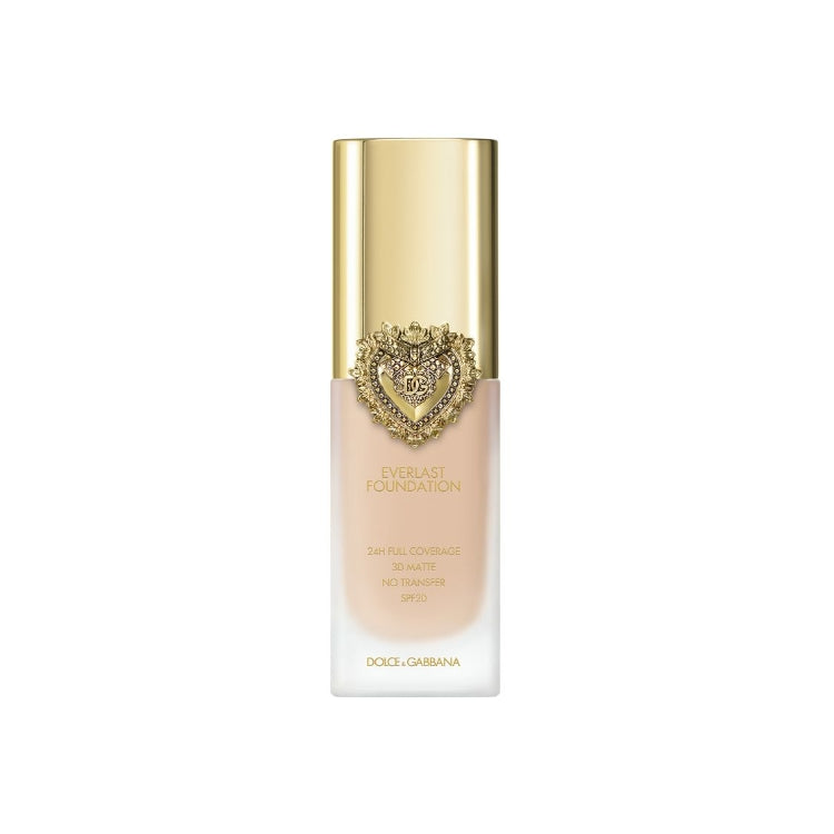 Dolce & Gabbana - Everlast Foundation - 24H Full Coverage - 3D Matte - No Transfer - SPF 20