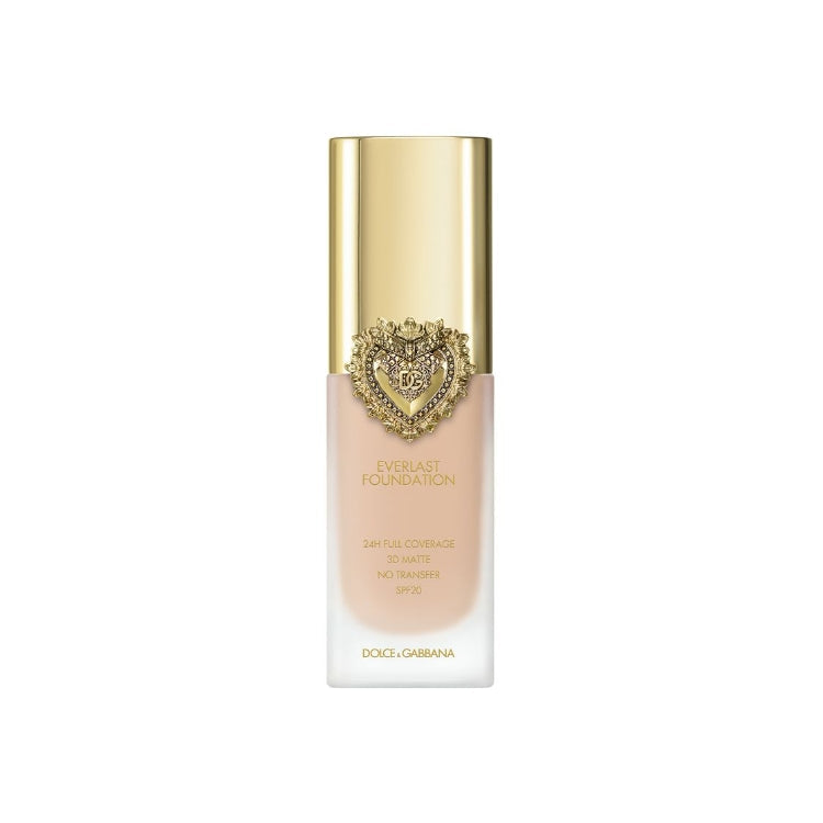 Dolce & Gabbana - Everlast Foundation - 24H Full Coverage - 3D Matte - No Transfer - SPF 20