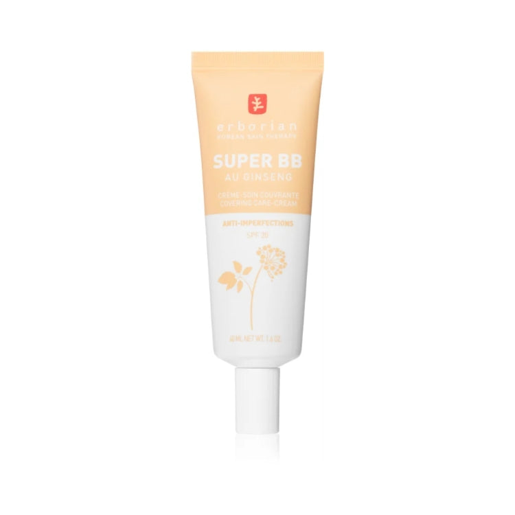 Erborian - Korean Skin Therapy - Super BB Concealer - Au Ginseng - Crème-Soin Couvrante - Covering Care-Cream - Anti-Imperfections - SPF 20