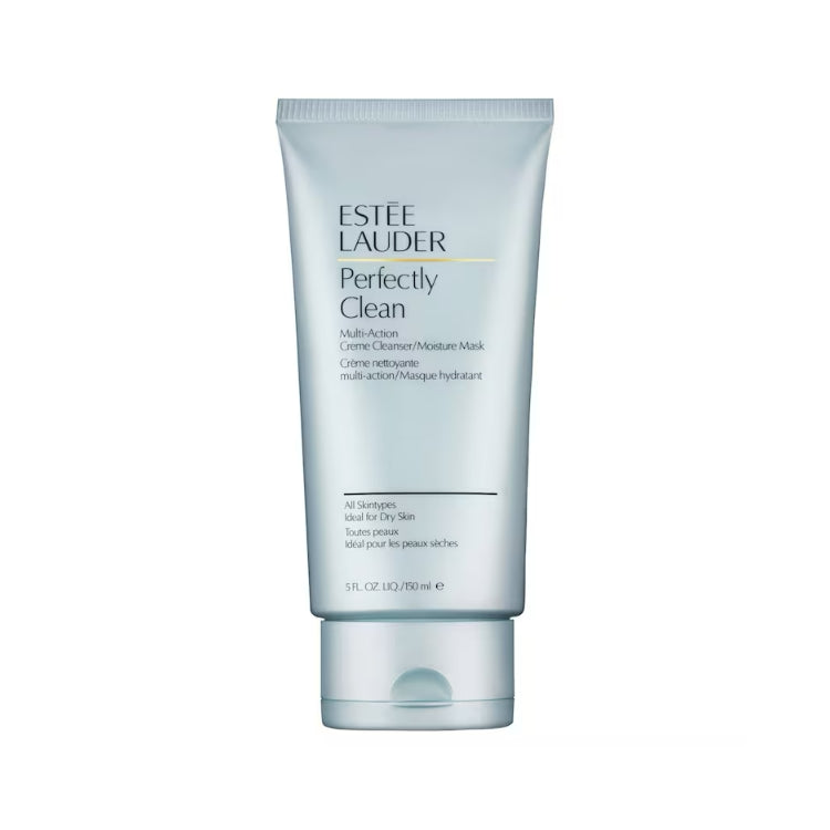 Estée Lauder - Perfectly Clean - Multi-Action Creme Cleanser/Moisture Mask - Crème Nettoyante Multi-Action/Masque Hydratant - Ideal For Dry Skin - Idèal Pour Les Peaux Sèches