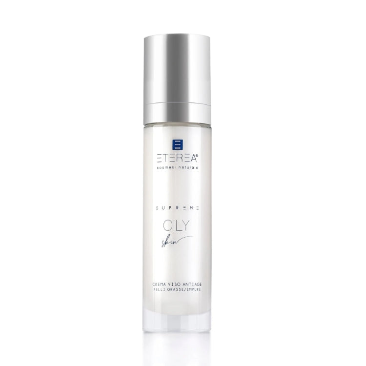 Eterea Cosmesi Naturale - Supreme - Oily Skin - Crema Viso Anti Age - Pelli Grasse/Impure