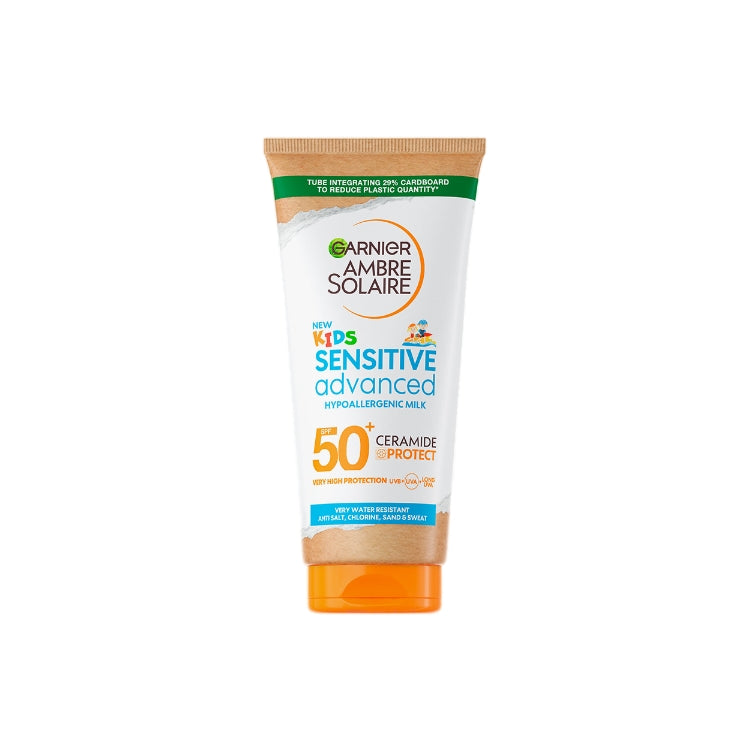 Garnier - Ambre Solaire - Kids Sensitive Advanced - Hypoallergenic Milk - SPF 50+