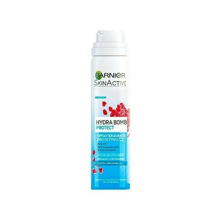 Garnier - SkinActive - Hydra Bomb Protect - Spray Idratante Multi-Protettivo - Anti-UV - Anti-Inquinamento & Antiossidante - SPF 30