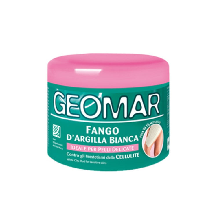 Geomar - Fango D'Argilla Bianca - Ideale Per Pelli Delicate - Contro Gli Inestetismi Della Cellulite