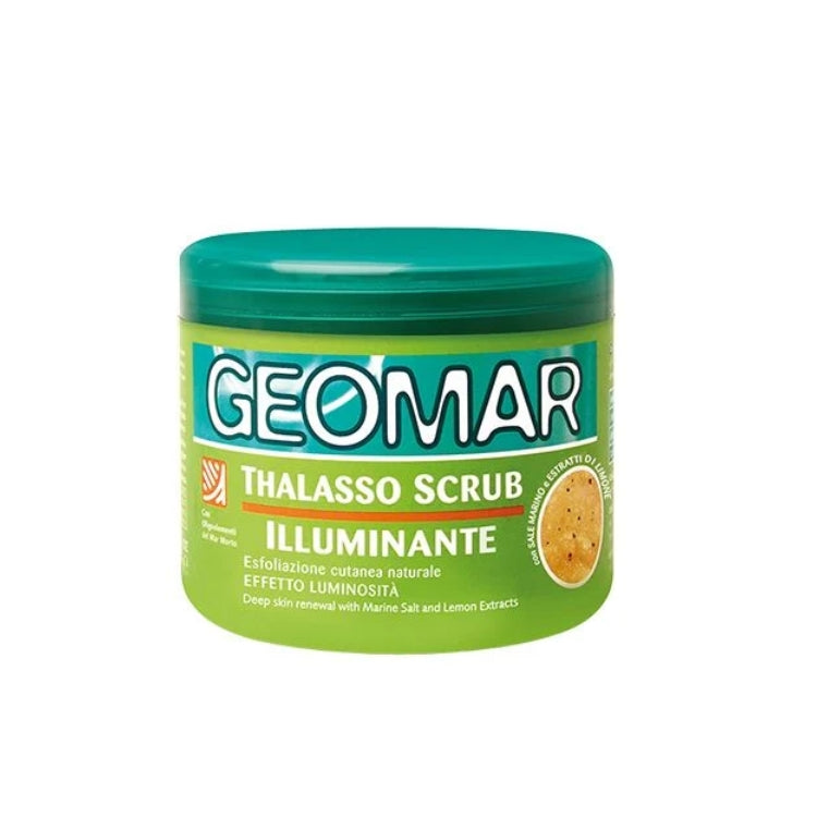 Geomar - Thalasso Scrub Illuminante - Esfoliazione Cutanea Naturale - Effetto Luminosità - Deep Skin Renewal - New Skin Effect