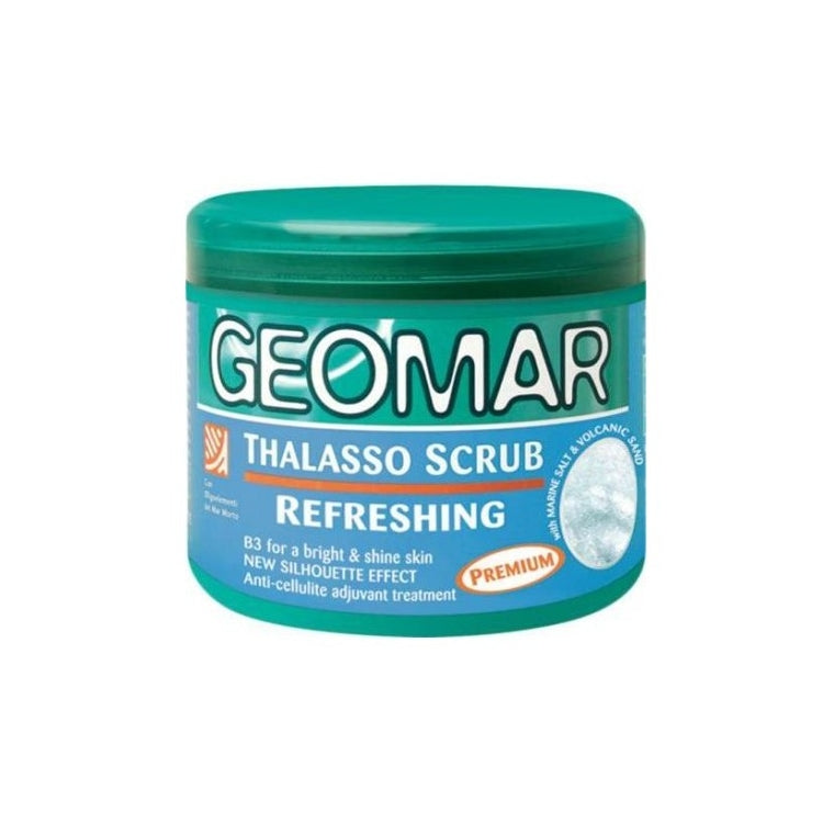 Geomar - Thalasso Scrub Refreshing - B3 For A Bright & Shine Skin - New Silhouette Effect - Anti-Cellulite Adjuvant Treatment