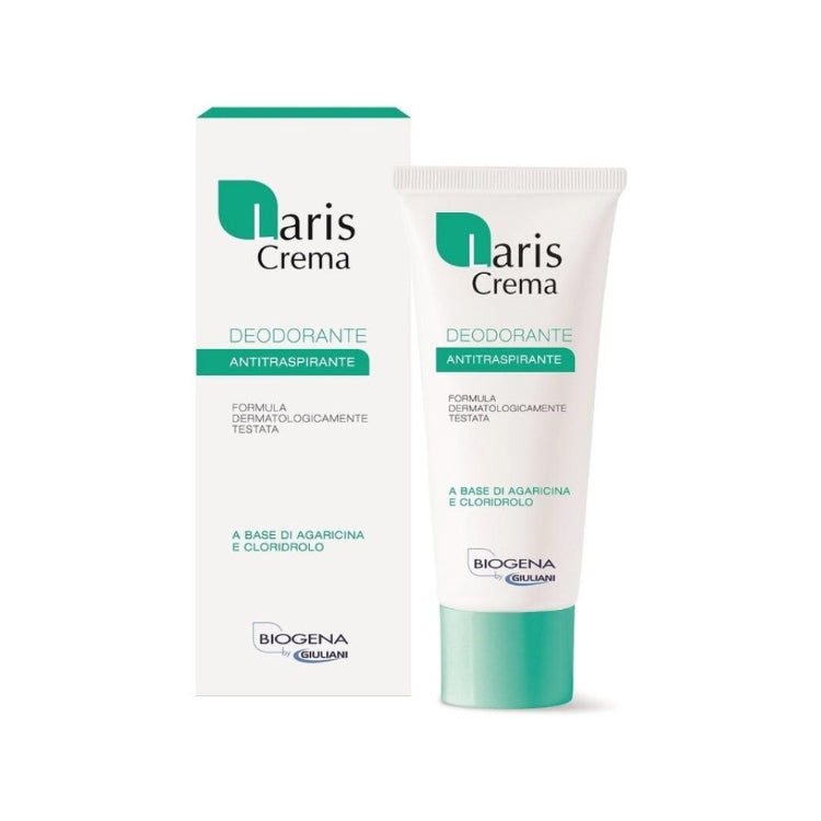 Giuliani - Laris Crema - Deodorante Antitraspirante - Dormula Dermatologicamente Testata - A Base Di Agaricina & Cloridrolo