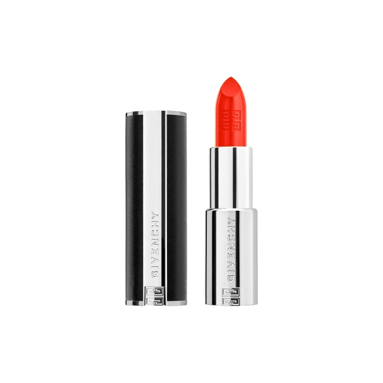 Givenchy - Le Rouge - Cuir Véritable - Genuine Leather - Couleur Intense Matité Sensuelle - Intense Color Sensuously Mat Lip Color