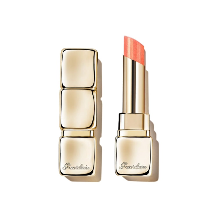 Guerlain - KissKiss Bee Glow - Colour Reviving Lip Balm - 24H Hydration Honey & Beeswax Infused - 98% Naturally-Derived Ingredients