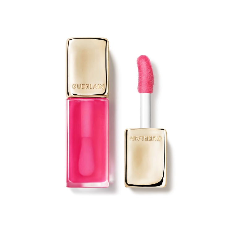 Guerlain - KissKiss Bee Glow Oil - Colour Reviving Lip Plumping Oil - 24H Hydration Honey & Royal Jelly Infused - Huile À Lèvres Repulpante Réhausseur De Couleur - Hydratation 24H Infusé De Miel & Gelée Royale