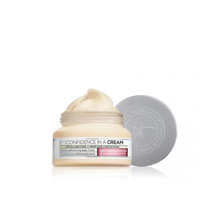 It Cosmetics - Confidence In A Cream - Transforming Moisturizing Super Cream - Crème Hydratante Et Métamorphosante - Anti-Aging Armour - Rejuvenating Concentrate - For All Skin Types