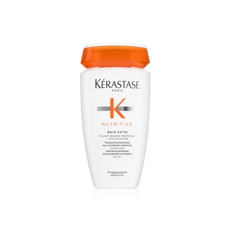 Kérastase - Nutritive - Bain Satin - Plant-Based Proteins + Niacinamide - Shampoing Hydratant Aux Nutriments Essentiels - Cheveux Secs - Hydrating Shampoo With Essential Nutriments - Dry Hair