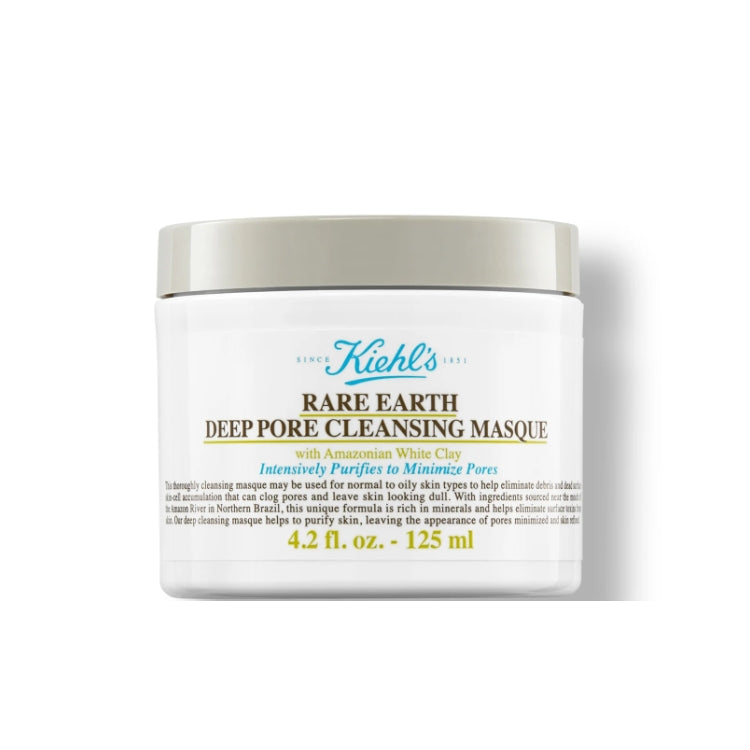 Kiehl's - Rare Earth - Deep Pore Cleansing Masque - Intensively Purifies To Minimize Pores - Maschera Purificante Profonda Per Pelli Da Normali A Grasse
