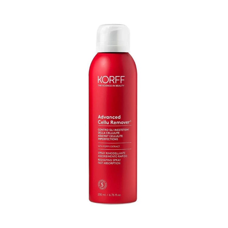Korff - Advanced Cellu Remover - Contro Gli Inestetismi Dell Cellulite - Against Cellulite Imperfections - Spray Rimodellante Assorbimento Rapido - Reshaping Spray Fast Absorption