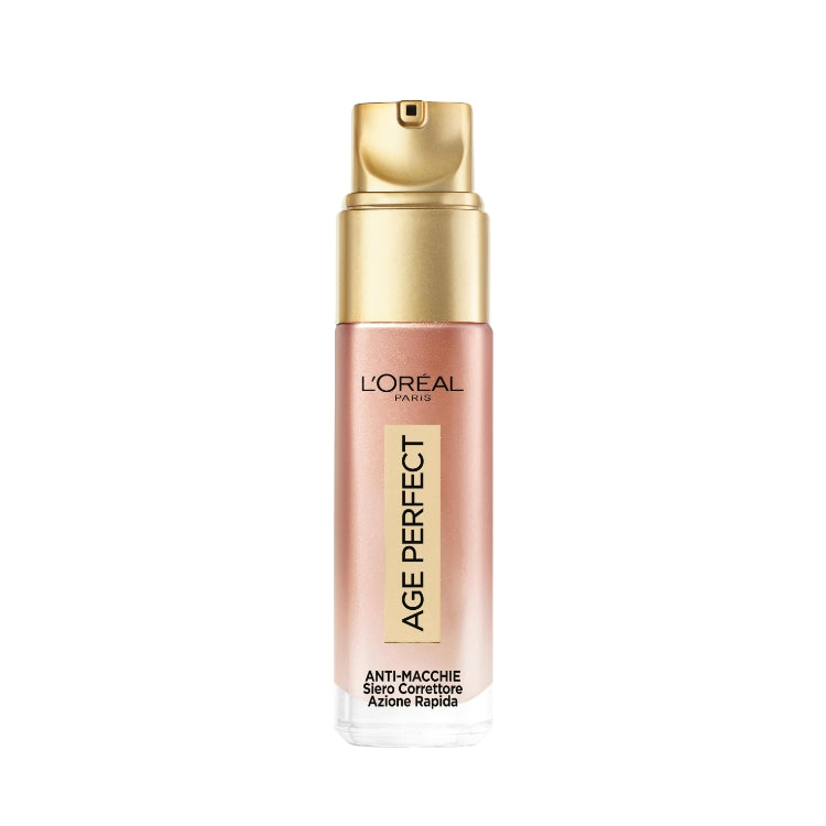 L'Oréal Paris - Age Perfect - Anti Macchie - Siero Correttore Azione Rapida - Peonia + Niacinamide - Pelli Mature