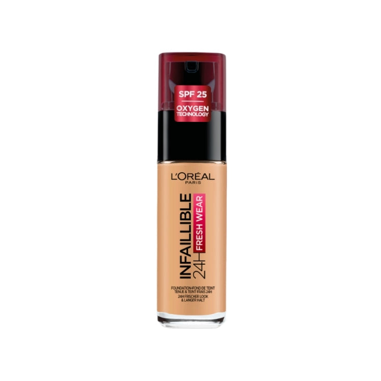 L'Oréal Paris - Infaillible 24H Fresh Wear - Foundation-Fond De Teint Tenue & Teint Frais 24H - 24H Frischer Look & Langer Halt - SPF 25