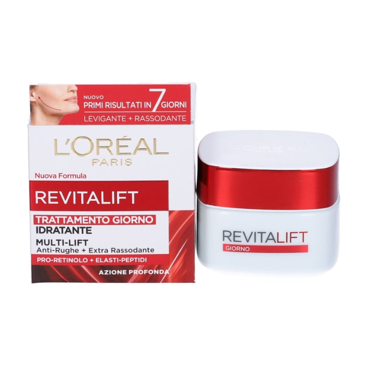 L'Oréal Paris - Revitalift - Trattamento Giorno - Idratante Multi-Lift - Anti-Rughe + Extra-Rassodante - Pro-Retinolo + Elasti-Peptidi
