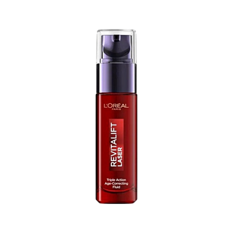 L'Oréal Paris - Revitalift Laser - Fluido Anti-Età Tripla Azione - Distende Le Rughe Ridensifica Illumina -  Pro-Retinolo + Acido Ialuronico + Vitamina C