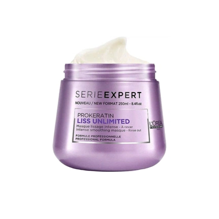 L'Oréal Paris - Serie Expert - Prokeratin Liss Unlimited - Masque Lissage Intense - À Rincer - Intense Smoothing Masque - Rinse Out - Formule Professionelle - Professional Formula