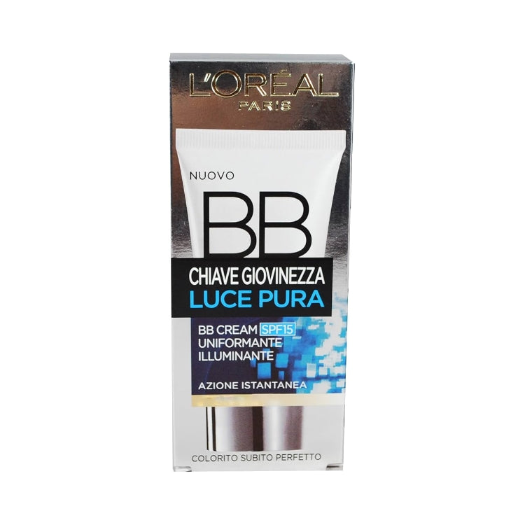 L'Oréal Paris - BB Chiave di Giovinezza - Luce Pura - BB Cream Uniformante Illuminante - Azione Istantanea - SPF 15