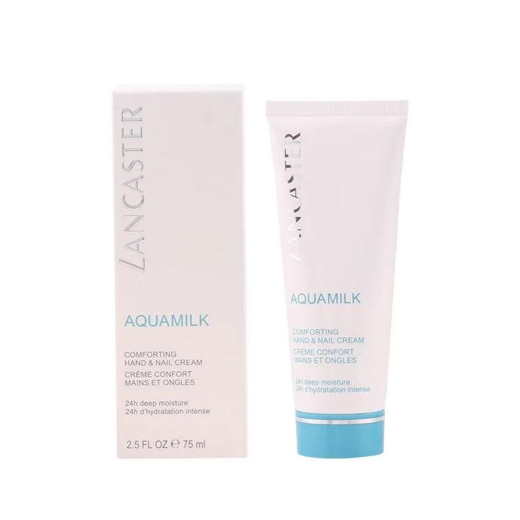 Lancaster - Aquamilk - Comforting Hand & Nail Cream - Crème Confort Mains Et Ongles - 24h Deep Moisture - 24h D'Hydratation Intense
