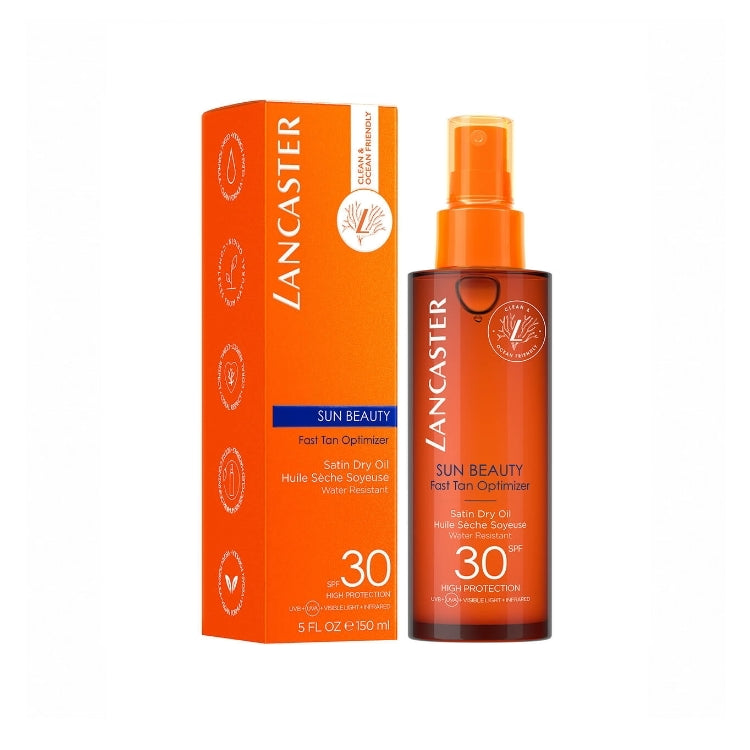 Lancaster - Sun Beauty - Fast Tan Optimizer - Satin Dry Oil - Huile Sèche Soyeuse - Water Resistant