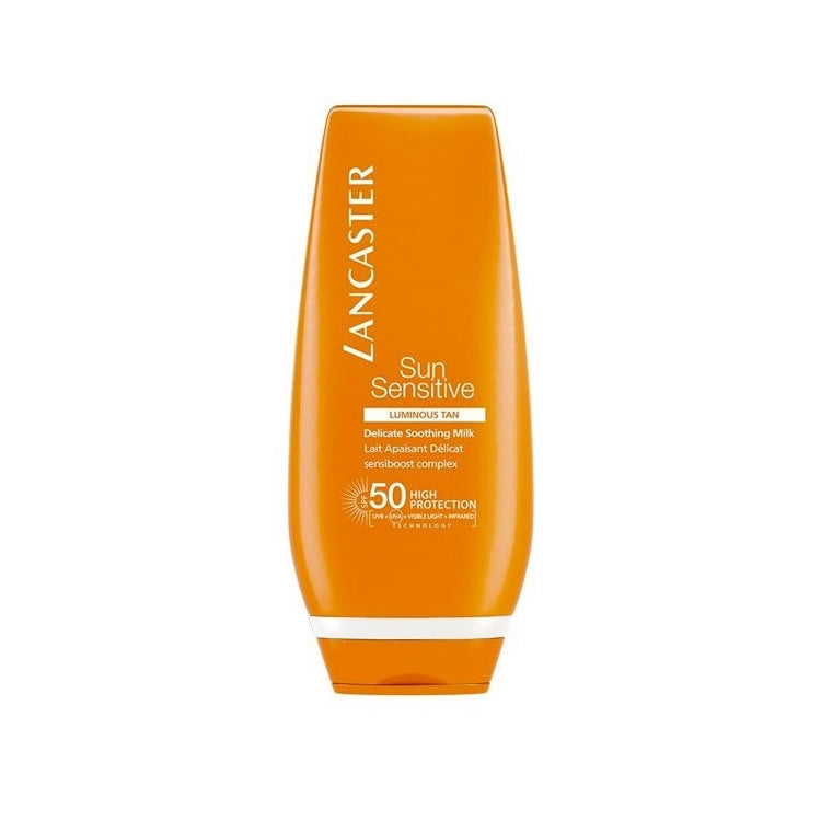Lancaster - Sun Sensitive - Luminous Tan - Delicate Soothing Milk - Lait Apaisant Délicat - Sensiboost Complex - SPF 50