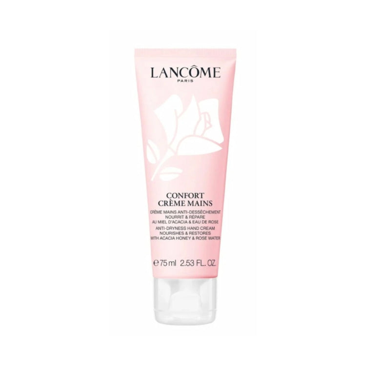 Lancôme - Confort Crème Mains - Crème Mains Anti-Dessèchement Nourrit & Répare Au Miel D'Acacia & Eau De Rose - Anti-Dryness Hand Cream Nourishes & Restores With Acacia Honey & Rose Water