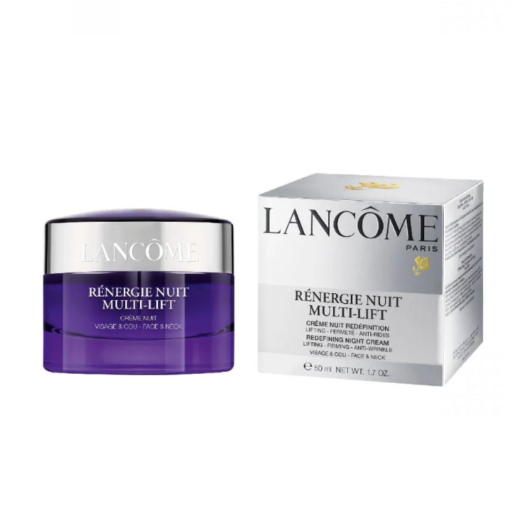 Lancôme - Rénergie Nuit Multi-Lift - Crème Nuit Redéfinition - Lifting - Fermeté - Anti-Rides - Redefining Night Cream - Lifting - Firming - Anti-Wrinkle - Visage & Cou - Face & Neck