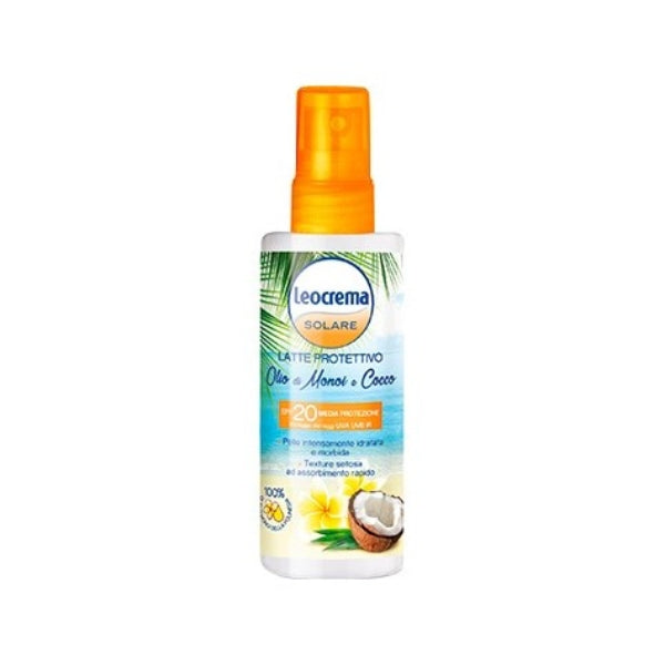 Leocrema Solare - Latte Protettivo - Olio Di Monoi E Cocco - SPF 20