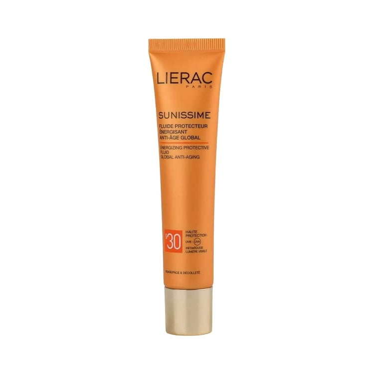 Lierac - Sunissime - Energizing Protective Fluid - Global Anti-Aging - Fluide Protecteur Énergisant Anti-Âge Global - SPF 30