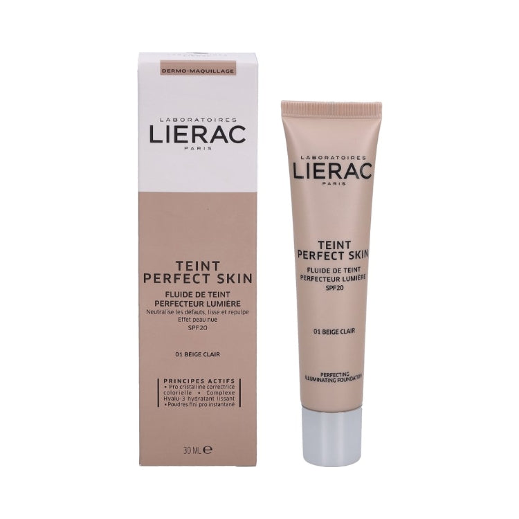 Lierac - Teint Perfect Skin - Fluide De Teint - Perfecteur Lumière - Perfecting Illuminating Fluid - SPF 20