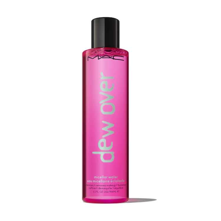 Mac - Dew Over - Micellar Water - Eau Micellaire Éclatante - Cleanses + Removes Makeup + Balances - Nettoie + Démaquille + Équilibre