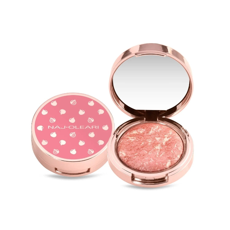 Naj-Oleari - Glow Cloud - Baked Blush - Fard Cotto Con Riflessi Iridescenti - Blush Cuit Aux Reflets Irisés