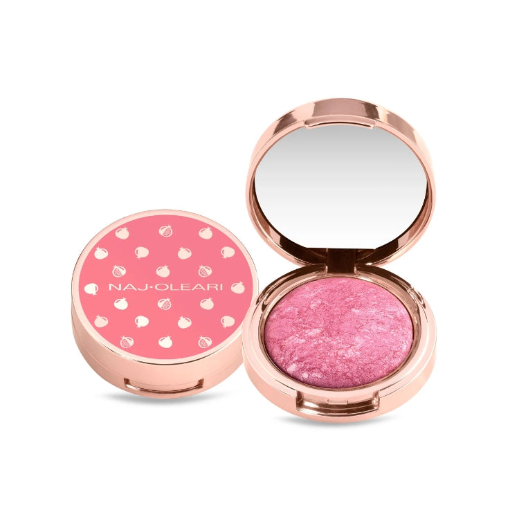 Naj-Oleari - Glow Cloud - Baked Blush - Fard Cotto Con Riflessi Iridescenti - Blush Cuit Aux Reflets Irisés