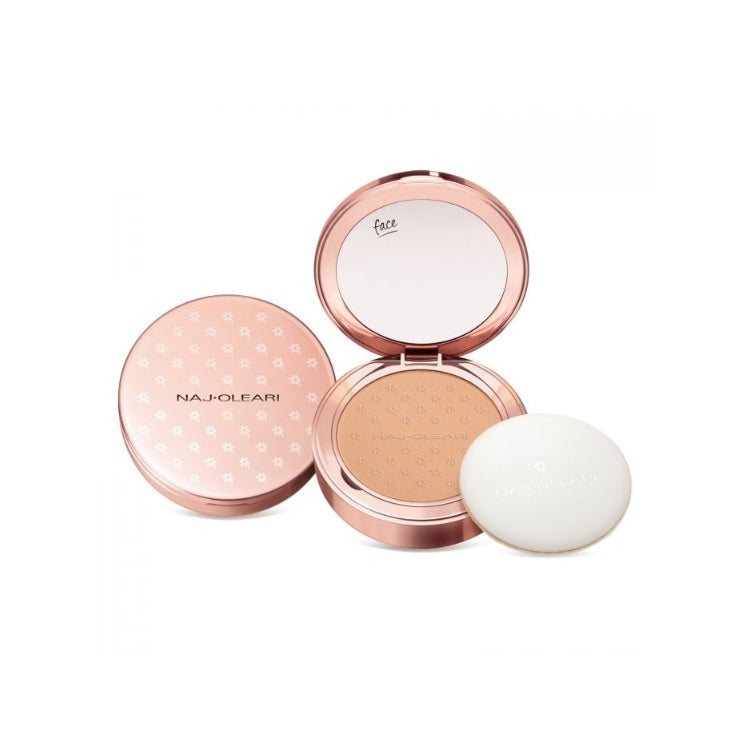 Naj-Oleari - Skin Caress Pressed Powder - Cipria Compatta Uniformante - Poudre Compacte Effet Uniforme