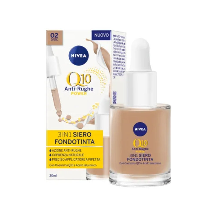 Nivea - Q10 Anti-Rughe Power - 3 In 1 Siero Fondotinta